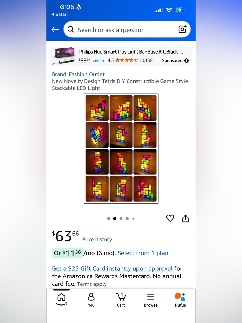 Colorful LED Tetris Wall Light - Multi Color - Picture 13 of 15